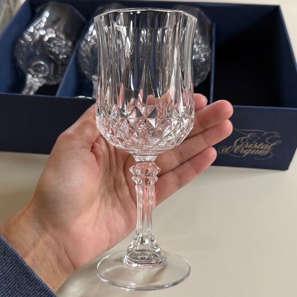 Longchamp Cristal D’Arques Set of 4 Wine Glasses - Picture 5 of 6